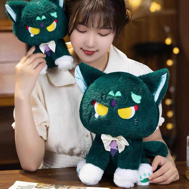 Genshin Style 45cm Genshin Xiao Meow Plush Cute Puppet