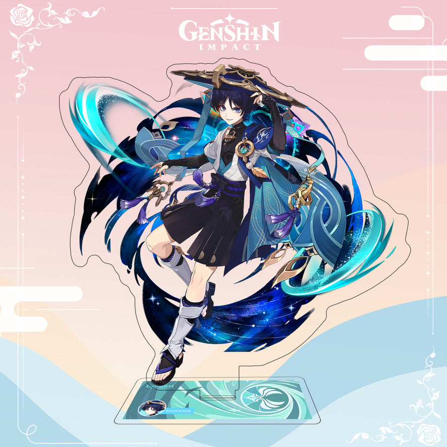 Genshin Impact 15cm standee（buy one get three)