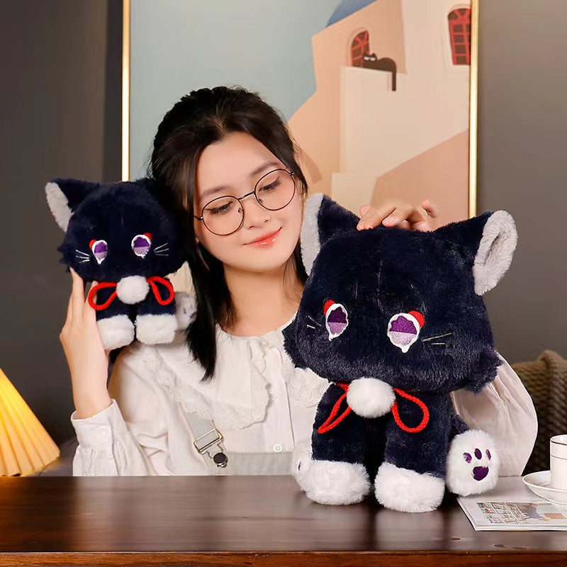 Genshin Style 45cm Genshin Scara Meow Plush Cute Puppet