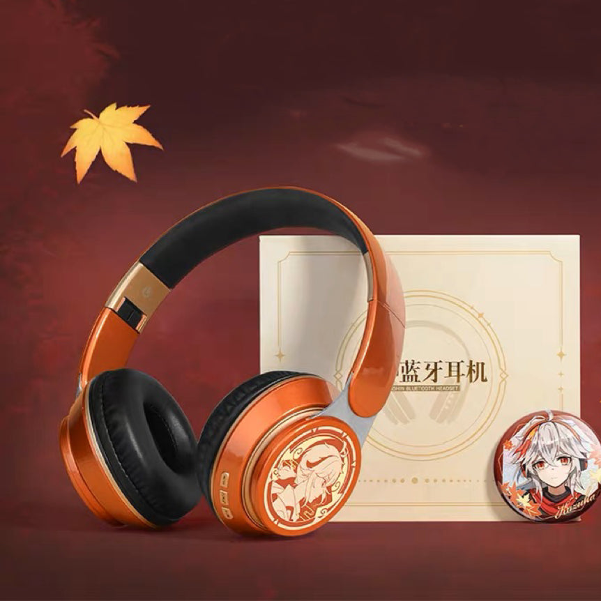 Genshin Kazuha Wireless Bluetooth Headset Over-ear