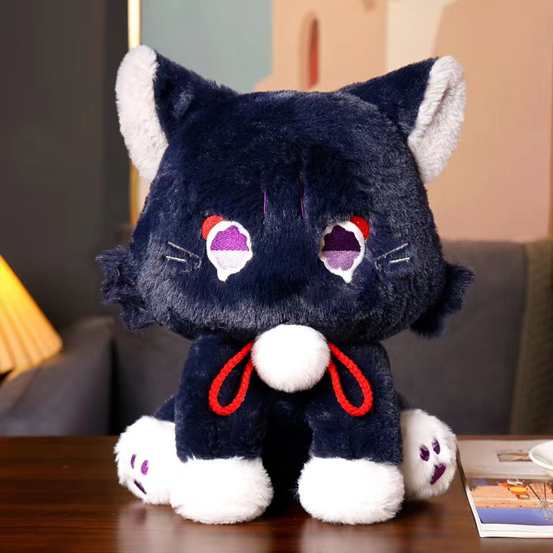 Genshin Style 45cm Genshin Scara Meow Plush Cute Puppet