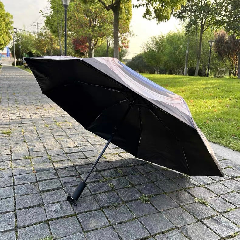 Scaramouche Automatic Three-fold Umbrella