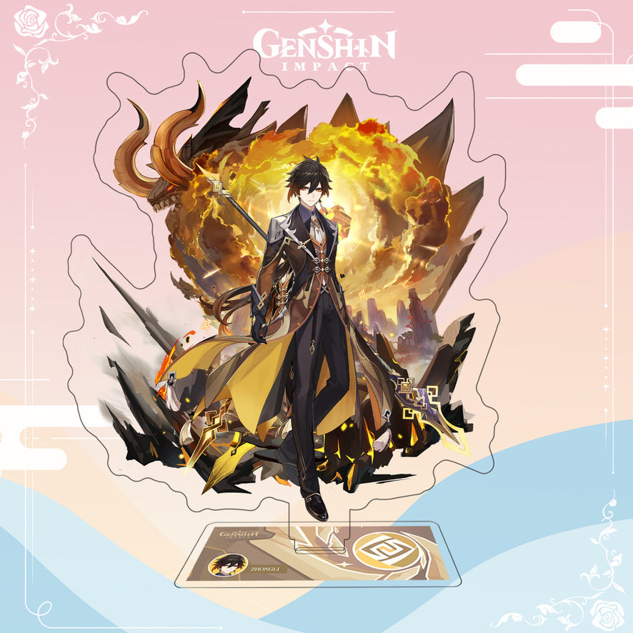 Genshin Impact 15cm standee（buy one get three)