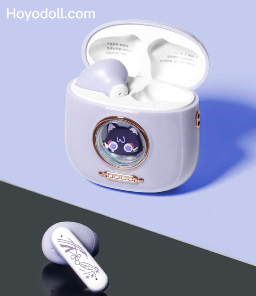 [On Sale] Scarameow Cute Bluetooth Earphones