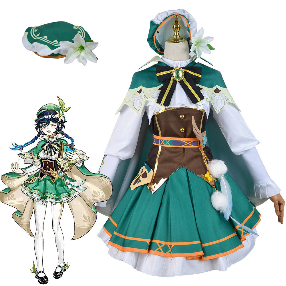 Venti ’s Cosplay Costume Set