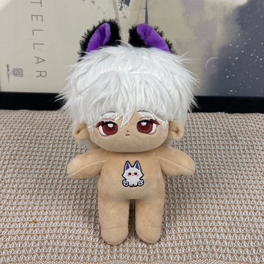 20cm Genshin Impact cyno Plush Cute Doll with Changeable Outfit