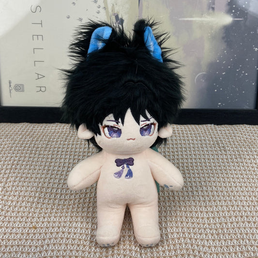 20cm Genshin Impact Scara Plush Cute Doll with Changeable Outfit