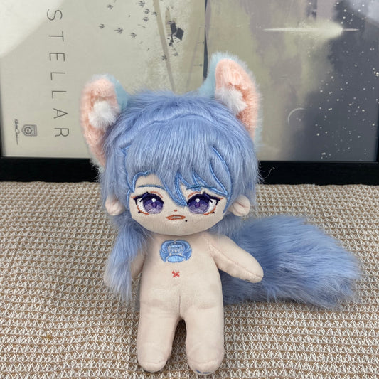 20cm Genshin Impact Ayato Plush Cute Doll with Changeable Outfit