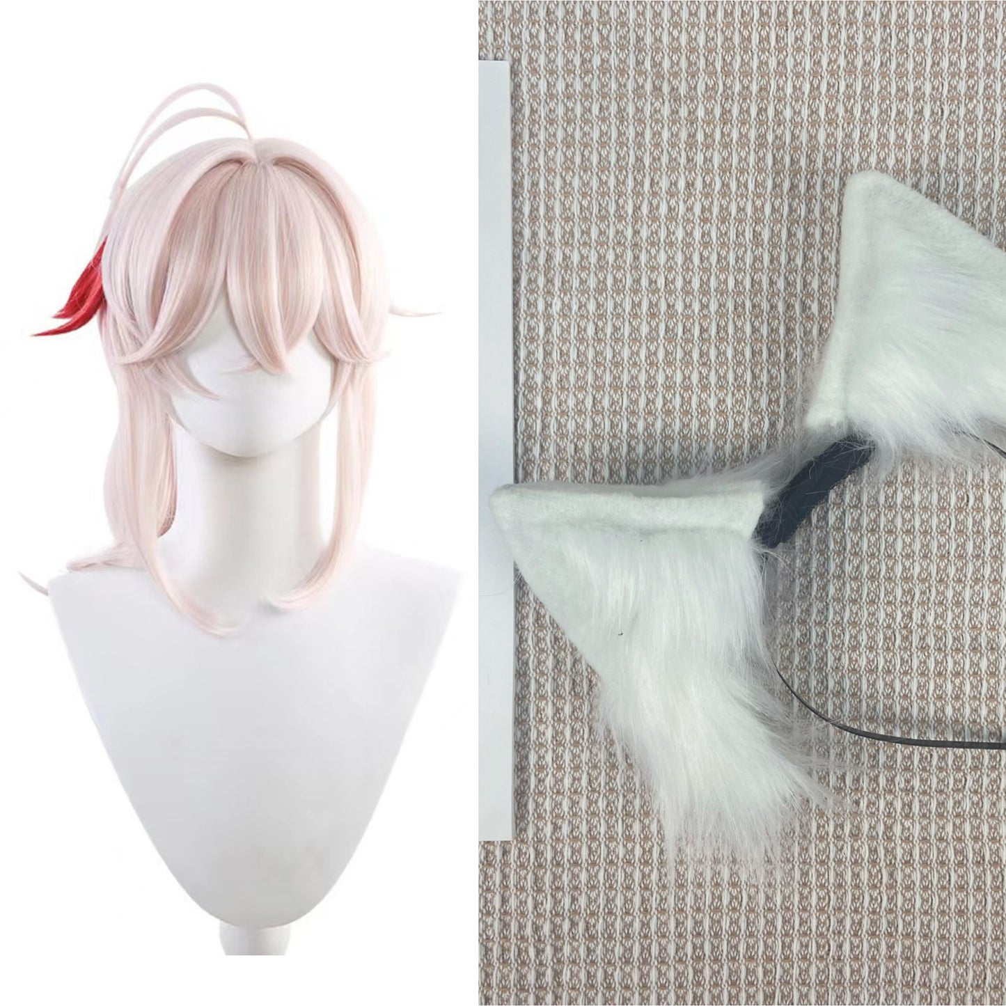 Kazuha's exclusive electric ears and hair accessories-so cute and soft