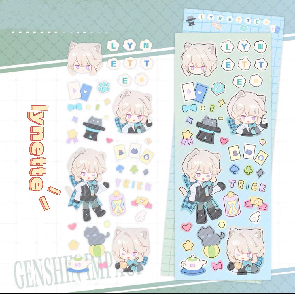 Genshin original stickers